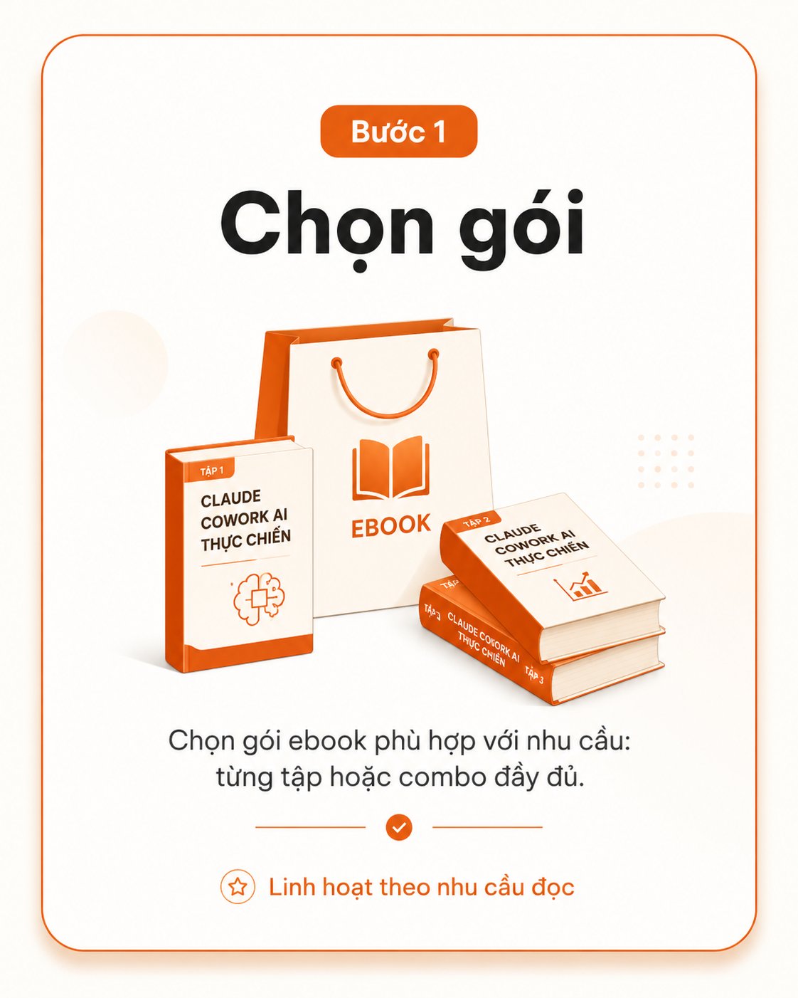 Bước 1 — Chọn gói ebook