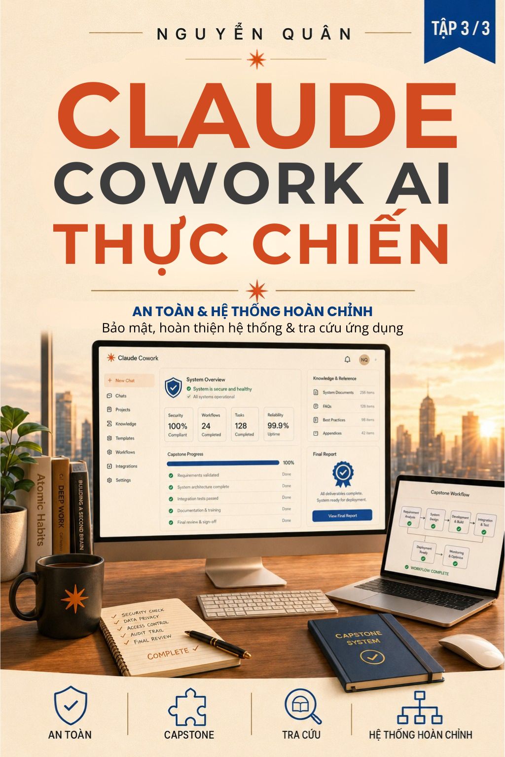 Bìa Tập 3 — Thực chiến theo nghề